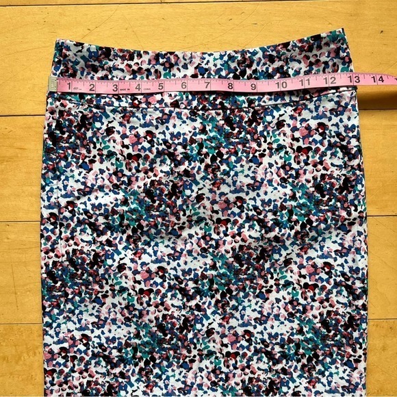 Margaret M Petites Stretch Straight Pencil Mini Skirt Abstract PXS - Picture 6 of 9